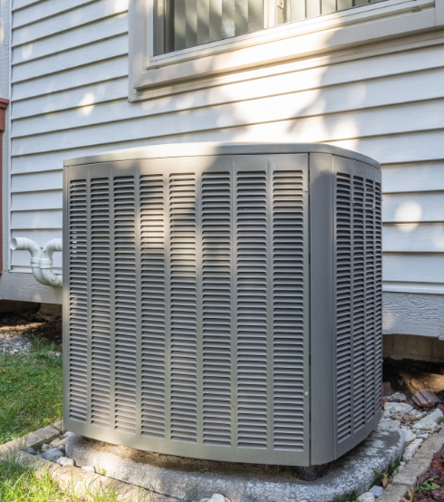 a new air conditioner after being installed in Middletown, OH